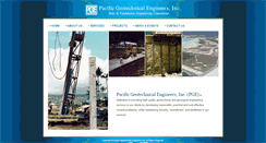 Desktop Screenshot of pacificgeotechnical.com